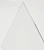 Acryl-Zuschnitt/Plexiglas-Platte transparent, 3mm XT, 100 x 10 cm