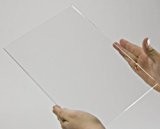 Acryl-Zuschnitt/Plexiglas®-Platte transparent, 4mm XT, 50 x 25 cm
