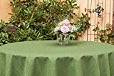 ACRYLBESCHICHTETE Gartentischdecke rund mit Bleiband im Saum, in vielen verschiedenen Größen, Farben acrylbeschichtet, in Designs:Rustikal, grün Durchmesser: 120 cm