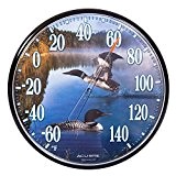 AcuRite 01729 12.5-Inch Wall Thermometer, Loons