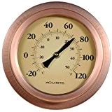AcuRite 02321 8-Inch Copper Porthole Thermometer by ACU-RITE