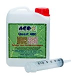 AGO ® Quart 400 Hochkonzentrat Grünbelagentferner 2 Liter Konzentrat. Gegen Algen, Flechten und sonstige Grünbeläge. Auf jedem Material, Chlor- und ...
