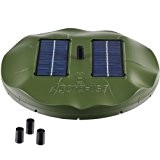 Agora-Tec® AT-1.8W Solar Teichpumpe 1,8 Watt Hmax.: 155l/h Fontainenhöhe: 0,50m für Gartenteich oder Springbrunnen