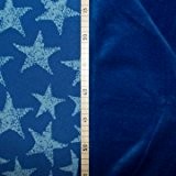 Alpenfleece Vintage Stars - Blau/Royal
