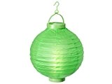 Alsino LED Papier Lampion Papierlaterne Laterne 20 cm Gartendeko Dekoration, Variante wählen:L-03 grün