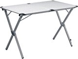 Alu Campingtisch ca. 111x73cm, Aluminium Picknick-Tisch, zusammenrollbar, leicht und stabil