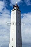 Alu-Dibond-Bild 80 x 120 cm: "Vuurtoren Noordwijk aan Zee (Leuchtturm in Noordwijk)", Bild auf Alu-Dibond
