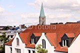 Alu-Dibond-Bild 80 x 50 cm: "Hamm Old German Gothic Town", Bild auf Alu-Dibond