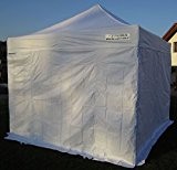 ALU Profi Faltzelt Pavillion Marktzelt Tent 3x3m 50mm HEX komplett inkl. aller Seitenteile FEUERHEMMEND von AS-S