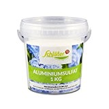 Aluminiumsulfat 17/18%, fest - Blaue Hortensien durch sauren Boden - 1 kg vom Testsieger Garten Schlüter