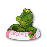 AM-Design Krokodil im Schwimmring, schwimmend, Kunststoff, H ca. 8 cm | AM-88398 | 4056422883987