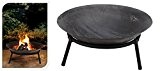 Ambience Ø50cm Round Cast Iron Outdoor Fire Pit Bowl Patio Heater Garden Heating