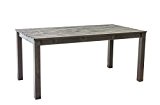 Ambientehome Tisch, Gartentisch Massivholz Esstisch Oslo, 160 x 86 cm, taupegrau, 160x86x72 cm, 90752