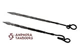 Amfora / Amphora Tandoor / Zubehör - Schaschlikspieß, Grillspieß, Spieß, Fleischspieß Mangal Grill geschmiedet