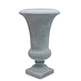 Amphore Pflanzkübel | Vase Zement - Optik | grau | klassisch modern 61 cm