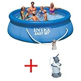 ANGEBOT Pool Easy Set Pool cm 457 x 122 mit Pumpe Filter + Pumpe Filter Sand