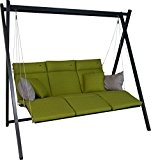Angerer Relax Hollywoodschaukel 3-Sitzer Smart, lime grün, 220 x 150 x 210 cm, 7000/272
