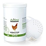 AniForte Milben-Stop Puder 1 Liter in Puderdose- Naturprodukt für Hühner