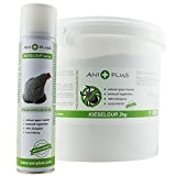 AniPlus - Kieselgur KombiPaket für Hühner gegen alle kriechenden Insekten, Schädlinge und Milben (100% biologisch)