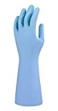 Ansell G07B+ Nitril Handschuh, Chemikalien- und Flüssigkeitsschutz, Blau, Größe 9.5 (1 Paar pro Beutel)