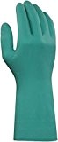 Ansell proFood 79-340 Nitril Handschuhe, Chemikalien- und Flüssigkeitsschutz, Grün, Größe 7.5-8 (1 Paar pro Beutel)