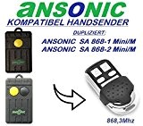 Ansonic SA 868-1 mini/M , Ansonic SA 868-2 mini/M kompatibel handsender, klone fernbedienung, 4-kanal 868.3Mhz fixed code. Top Qualität Kopiergerät!!!