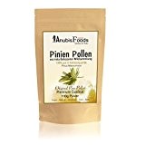 Anubisfoods Pinien Pollen Pulver - Natürliche Wildsammlung - 100% Rohkostqualität - Vegan - Laborgeprüft - RAW Premium - Pine Pollen ...