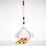 Apfel-Sammler mit Teleskopstab- der Roll-Blitz die kleinste Obstaufsammelmaschine der Welt direkt vom Hersteller für Apfel, Birnen