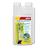 AQUALITY Springbrunnen-Klar 500 ml (Verhindert bei besatzlosen Wasseranlagen die Bildung von Kalk, Algen, Schleim und Bakterien - Eignet sich besonders ...