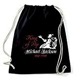Art Shirt, Rucksack Beutel Michael Jackson Tribute, schwarz, michael-jackson-tribute-sac-blk onesize