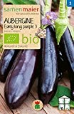 Aubergine-Early long purple 3 (Melanzani) | Bio-Auberginensamen von Samen Maier