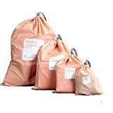Aufbewahrungsbeutel für Reisen Make-up 4/lot Wasserdichte Tasche für Kosmetische Unterwäsche Organizer Pink