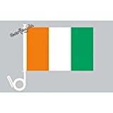 Auto-Fahne: Cote d'Ivoire / Elfenbeinküste - HOCHQUALITÄT