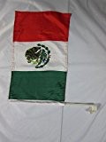 AUTOFAHNE MEXIKO 45x30cm - MEXIKANISCHE AUTOFLAGGE 30 x 45 cm - AZ FLAG Auto flaggen