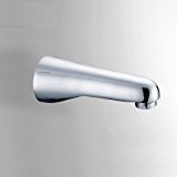 azos Direct Verkauf Moderne Solid Messing Chrom in Wand Badezimmer Dusche Set Wasser Auslauf Mundrohr Bad WC Wasserhahn Wholesale
