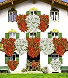BALDUR-Garten Tiroler Hänge-Geranien-Kollektion,18 Pflanzen Pelargonium peltatum bayerische Hängegeranie Hängepelargonie Balkonblumen