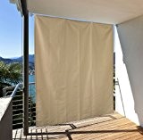 Balkon Sichtschutz vertikal - Balkonsichtschutz zum hängen - Sonnenschutz Balkonsichtschutz Sonnensegel (Anthrazit)