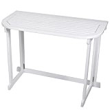 Balkon-Tisch MANILA weiß Klapptisch Balkontisch Gartentisch klappbar Holz NEU