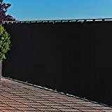 Balkonblende mit Ösen PE Balkon-Bespannung 0,9x3m Farbe: anthrazit Sichtschutz UV-Schutz Balkon