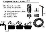 BALKONIA mini - Balkon Tropfbewässerung Set für 10-15 Pflanzen