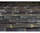 Bambusrohre, braun schwarz, aus Indonesien, behandelt mit Borsalz, Durch. 7,5 - 10cm, Länge 570cm