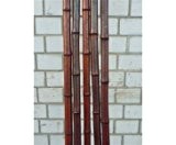 Bambusstangen rot gefärbt, Durch. ca. 4 bis 4,5cm, Länge ca. 300cm