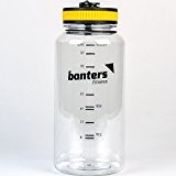 Banters Fitness 1 Liter Sport-Trinkflasche BPA-frei mit Schraub-Verschluss | Flasche für Fitness, Sport und Freizeit | leicht, bruchsicher und 100 ...