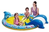 Banzai 01428 - Slide N' Splash Whale Pool Kinderpool Wal mit Rutsche