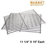 Bar.b.q.s Stainless Steel Grill Burner Flavorizer Bars Cooking Grids Replacement Parts For Spirit 500, Spirit 500LX, and Genesis Silver A ...