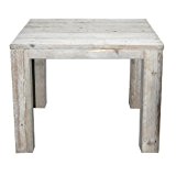Bauholz Möbel Tisch Bauholztisch Gahalia Beistelltisch Gartentisch 80x80x78cm
