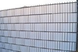 Bauprodukte Sichtschutz Profil transparent transluzent Keller Zaun Breite 190 mm VP 25 Meter 190 KAT