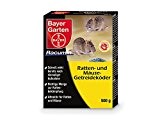Bayer 05728044 Garten Ratten und Mäuse Getreideköder mit Haferflocken, 500 g