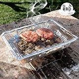 BBQ Grillgeräte -Bar-Be-Quick Instant-Holzkohle-Grill - Schnell Instant Grill barbecue - Garantie: Heiße Fleisch (35x23,5 h 2,5 cm)