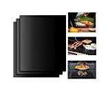 BBQ Grillmatte / 3er Set Non-stick Reusable Grill Matten for Home Kochen Backen Ofen und Gartengrill Use